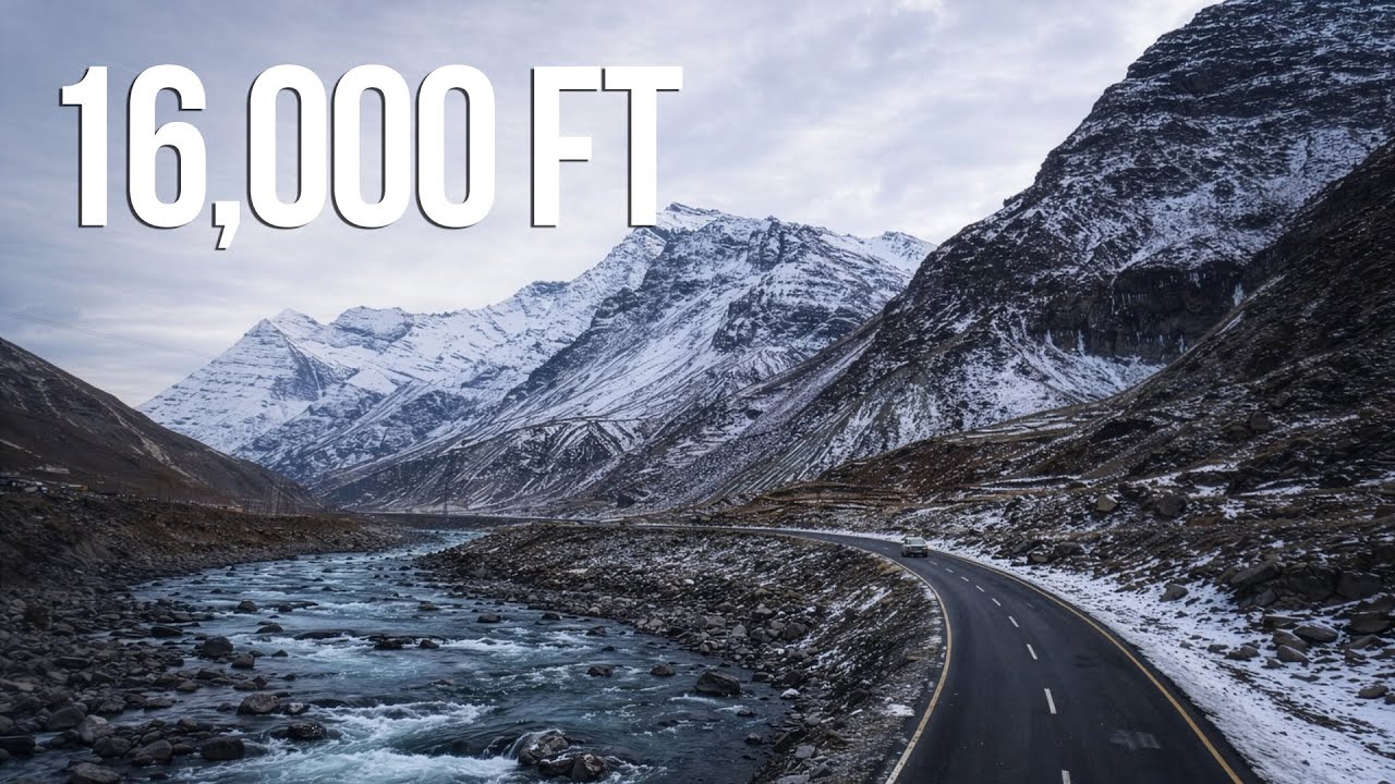 Driving at 16,000 Feet With 40% Less Oxygen | Manali to Leh