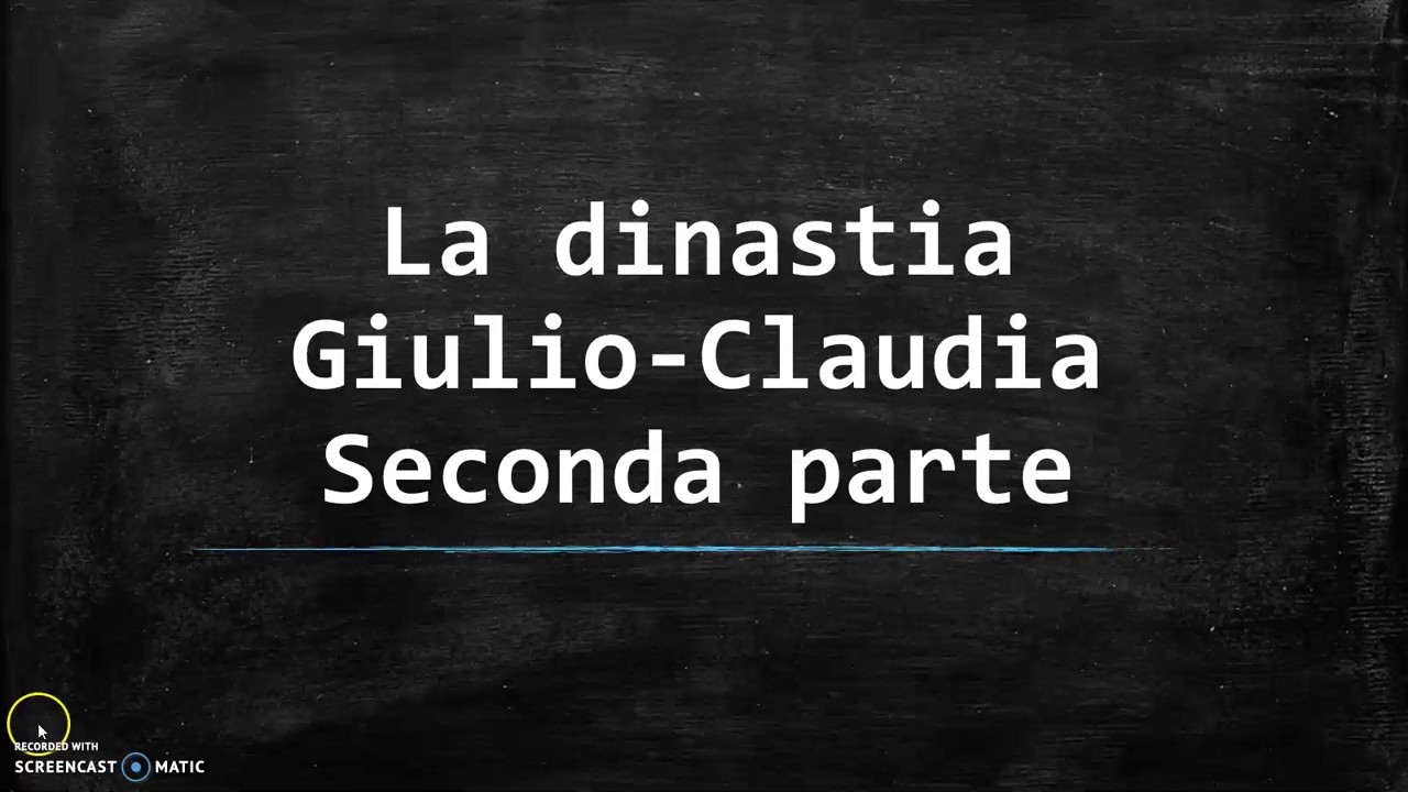 04   La dinastia Giulio-Claudia - Seconda parte