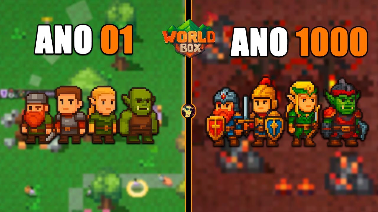 Eu Passei 1000 ANOS em WorldBox pra saber qual RAÇA sobrevivia!