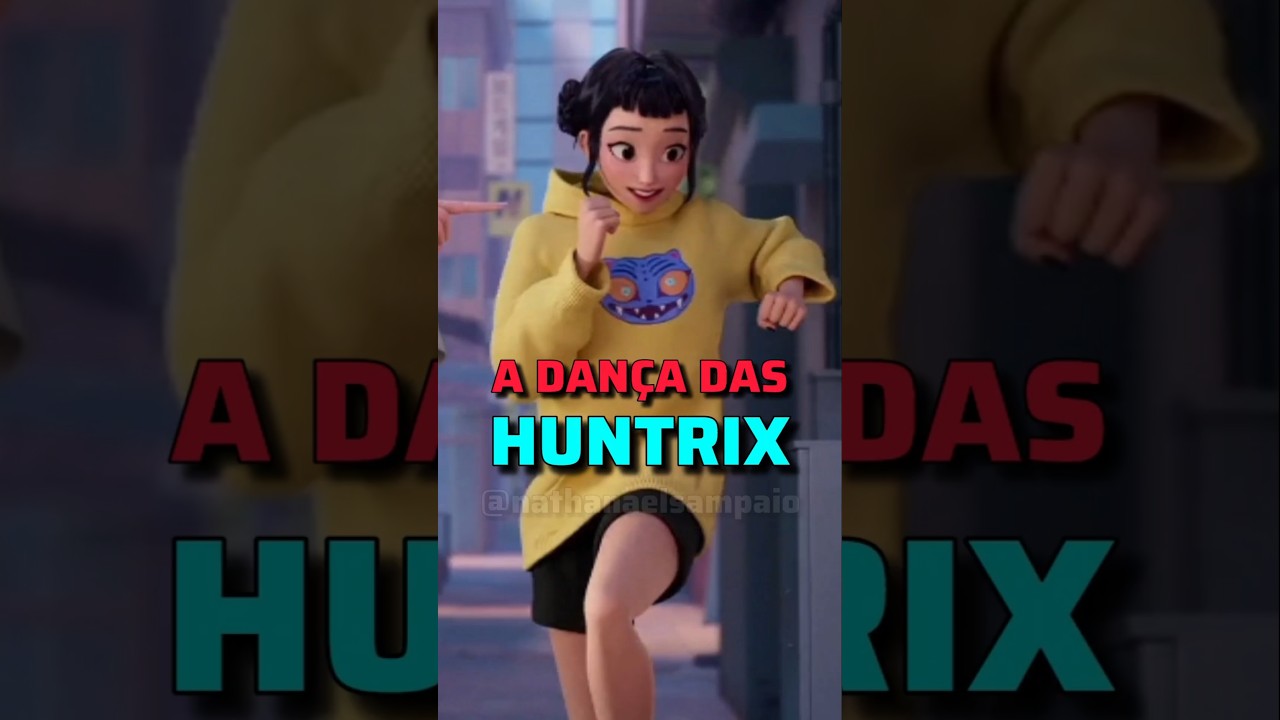 A DAN&Ccedil;A DAS HUNTRIX #guerreirasdokpop #jinu #rumi #mira #shorts
