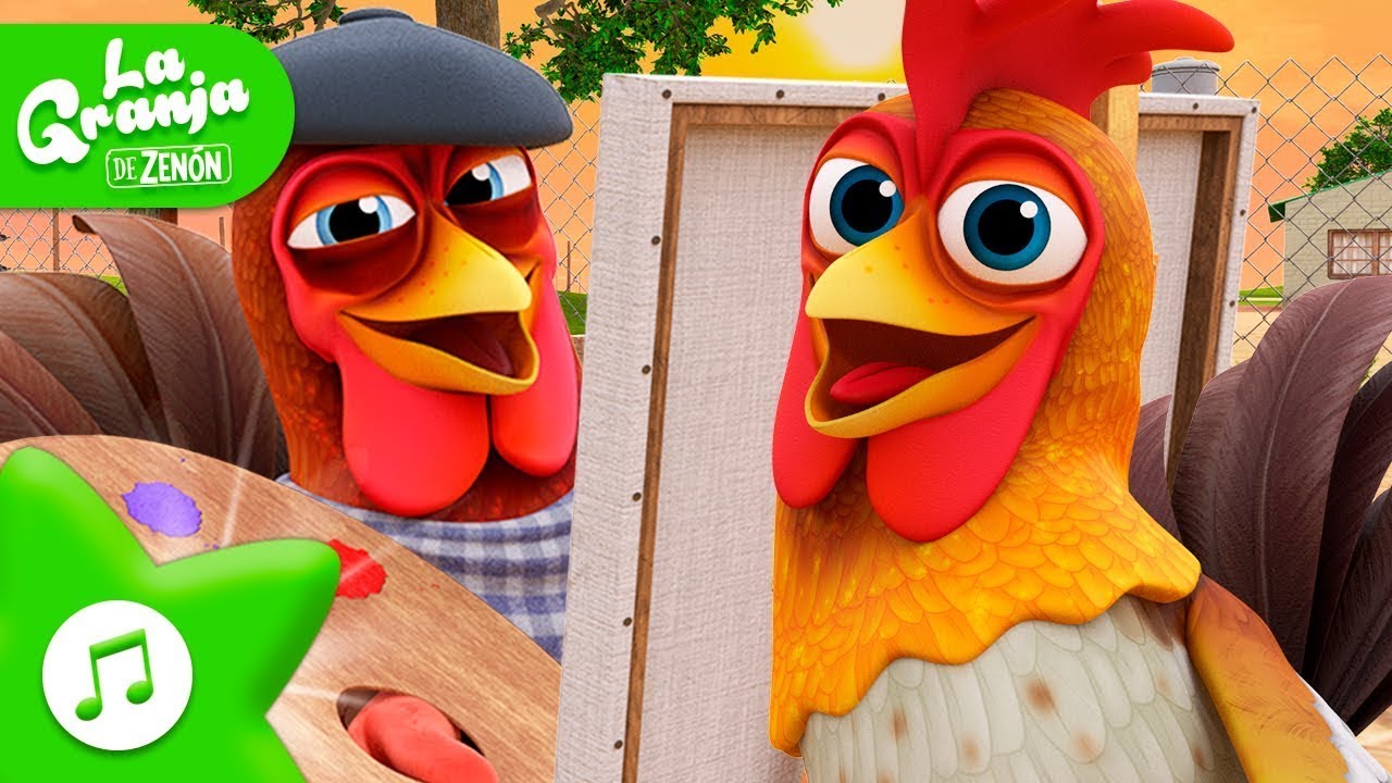 El GALLO PINTO PINTA 🎨 LA GRANJA DE ZENÓN 👨🏻‍🌾 CANCIÓN 🌈 ESTRENO 🎵 PARA NIÑOS