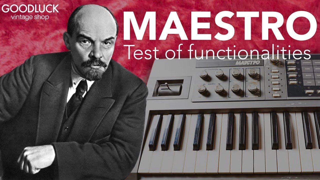 MAESTRO rare vintage ussr soviet digital synthesizer goodluck vintage shop