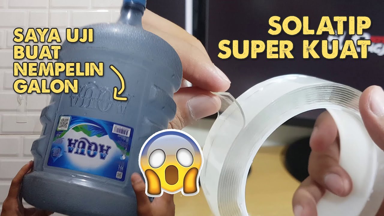 MAGIC TAPE❗ NYOBAIN KEKUATAN DOUBLE TAPE UNTUK DINDING - Selotip Ajaib Perekat Tembok Pengganti Paku
