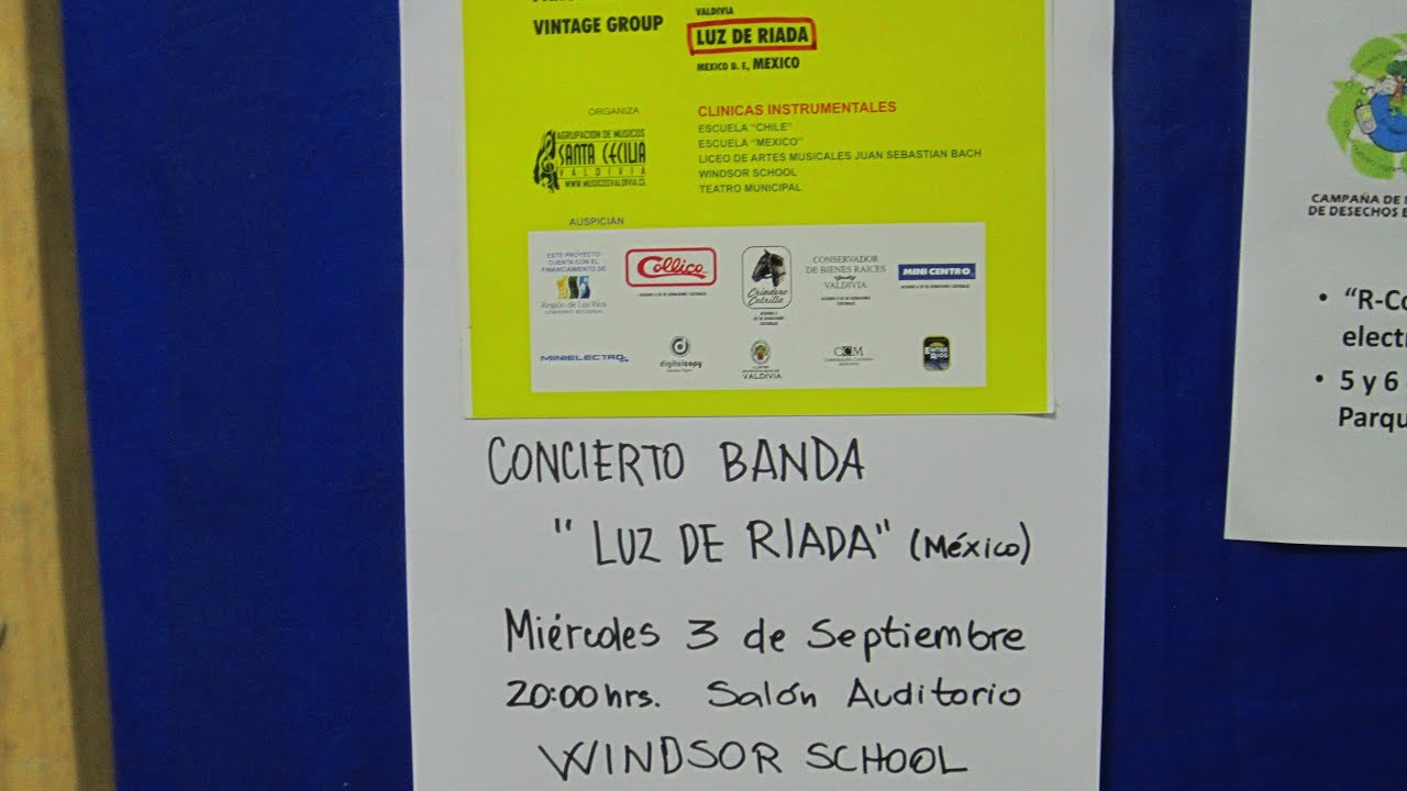 Luz de Riada - Windsor School, Valdivia, Chile - 3 de septiembre de 2014