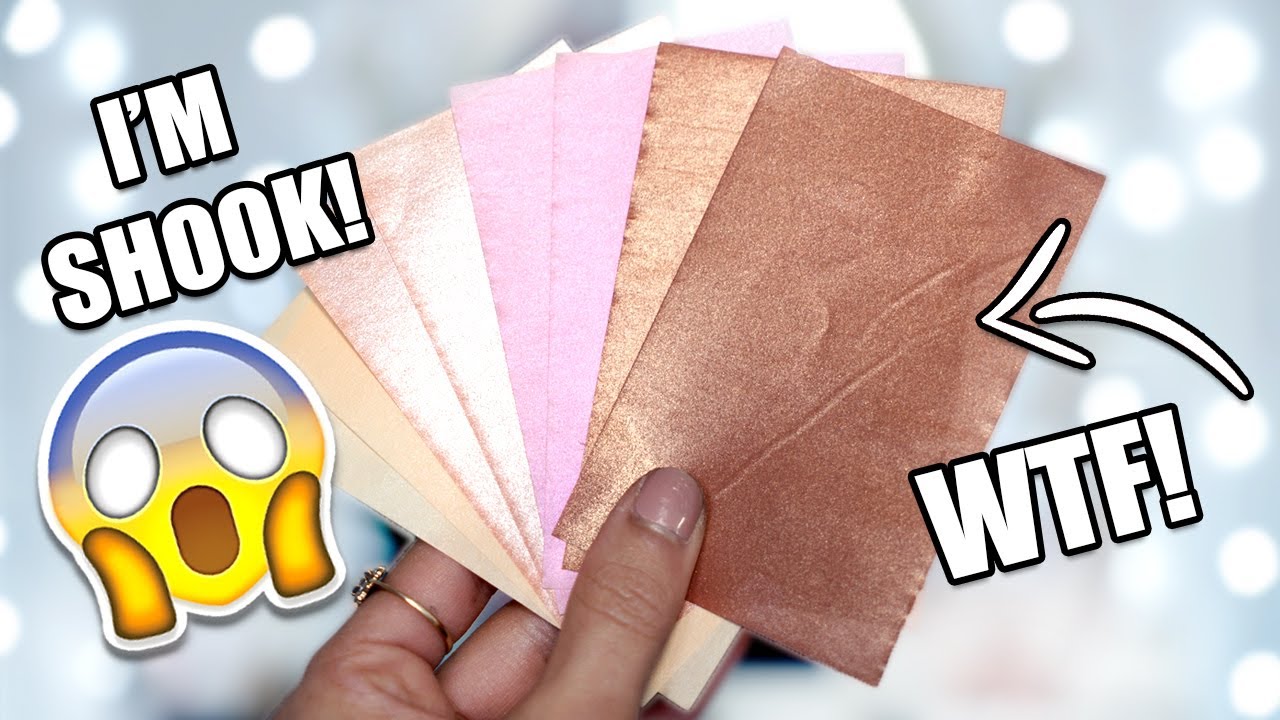 TESTING WEIRD PRESS ON PAPER MAKEUP! WTF! HIT OR MISS?