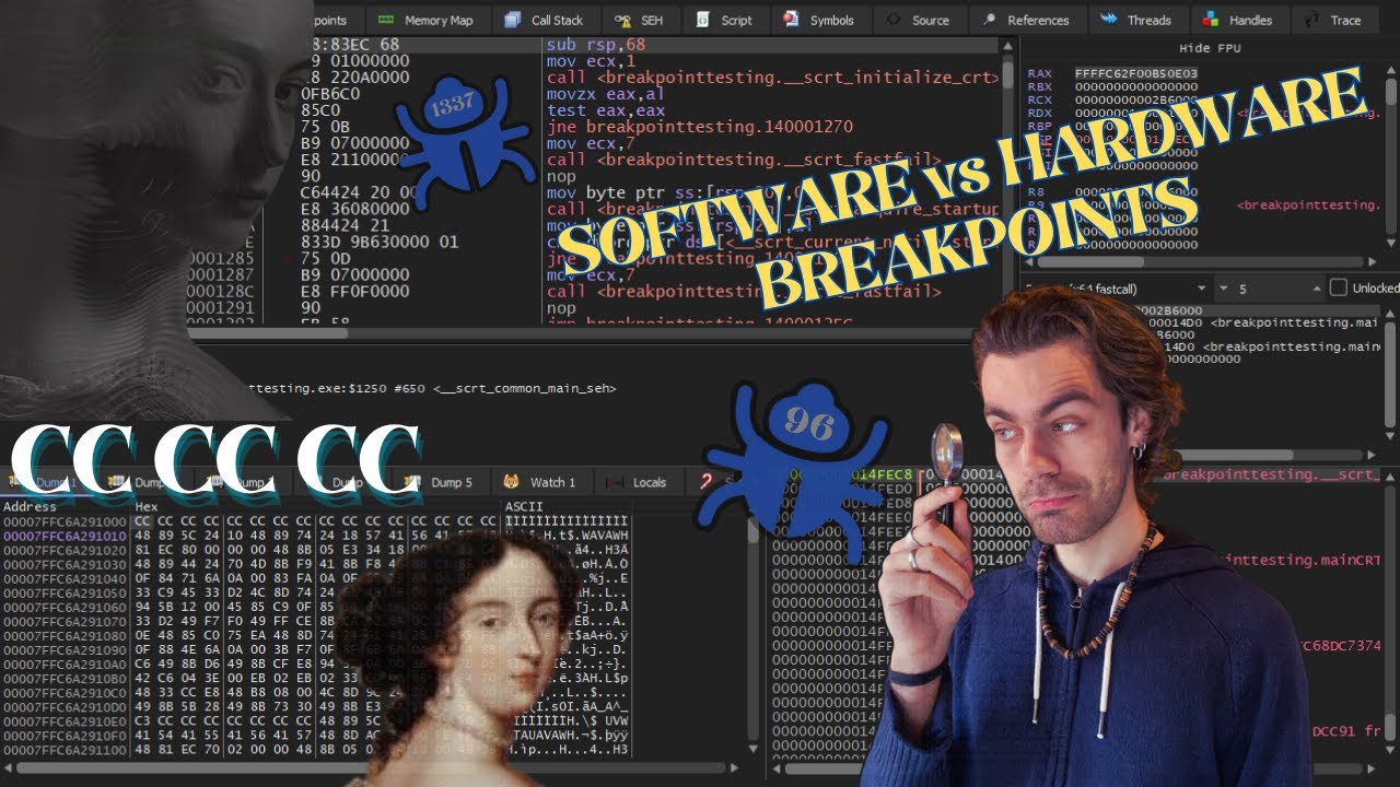 Διαφορές software και hardware breakpoints στο debugging