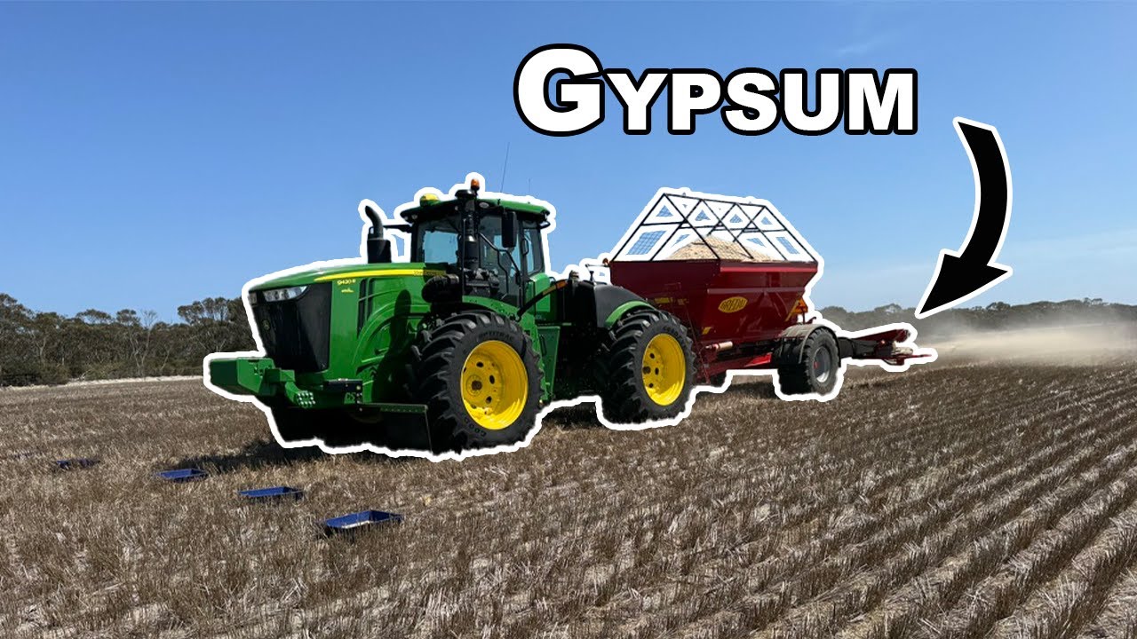 Its time to spread gypsum!