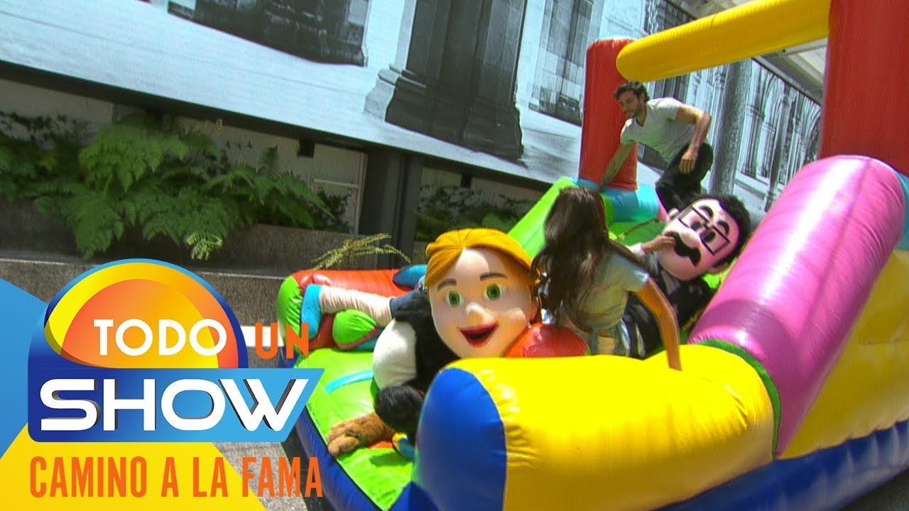 ¡Pedrito Sola participó en la carrera de botargas de Todo un show!