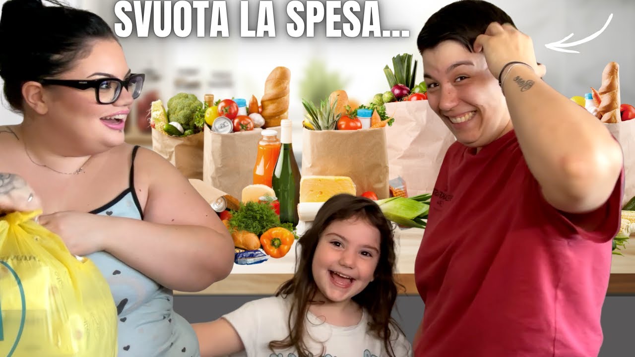 SVUOTA LA SPESA FATTA DA MIA MOGLIE... CHE DISASTRO ! / chiara paradisi