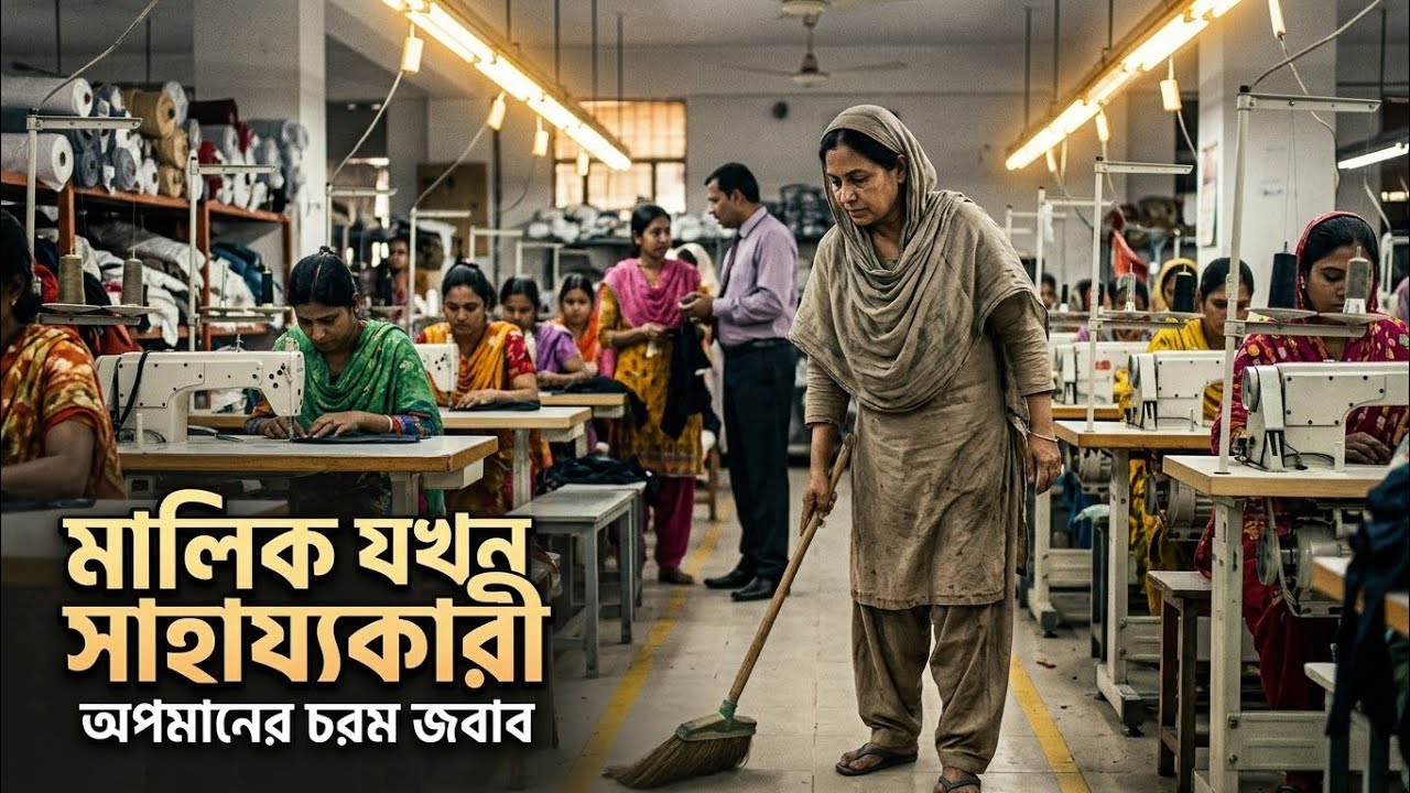 গার্মেন্টসে হেলপার সেজে ঢুকলেন মালিক | অপমানের চরম জবাব | Bangla Moral Story, Bangla Upodesh
