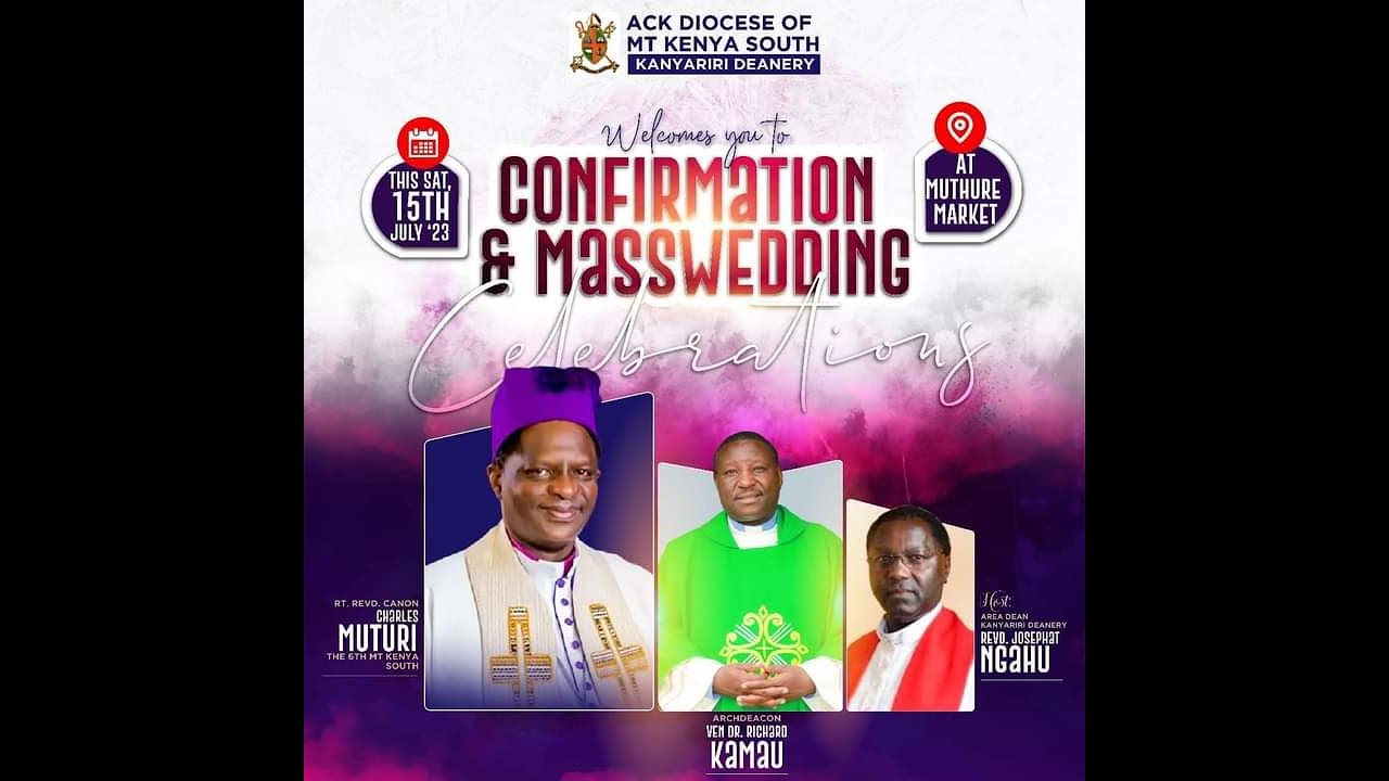 KANYARIRI DEANERY CONFIRMATION SERVICE & MASS WEDDINGS
