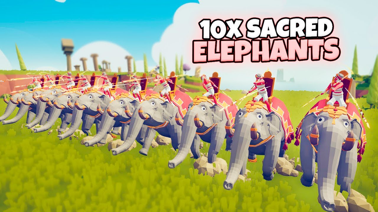 10x SACRED ELEPHANTS vs EVERY FACTION | TABS Gameplay