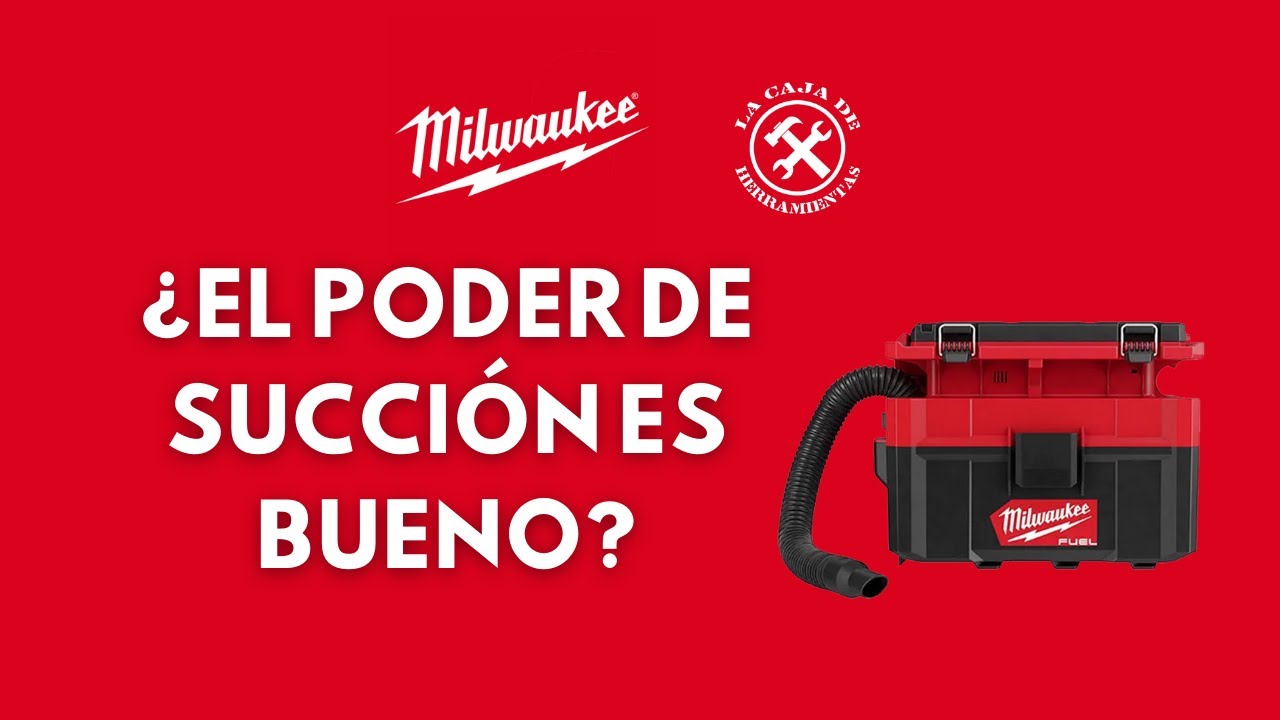 Nueva aspiradora Milwaukee - ¡Gran poder de succión! 🤯 ¿o no? 🤔