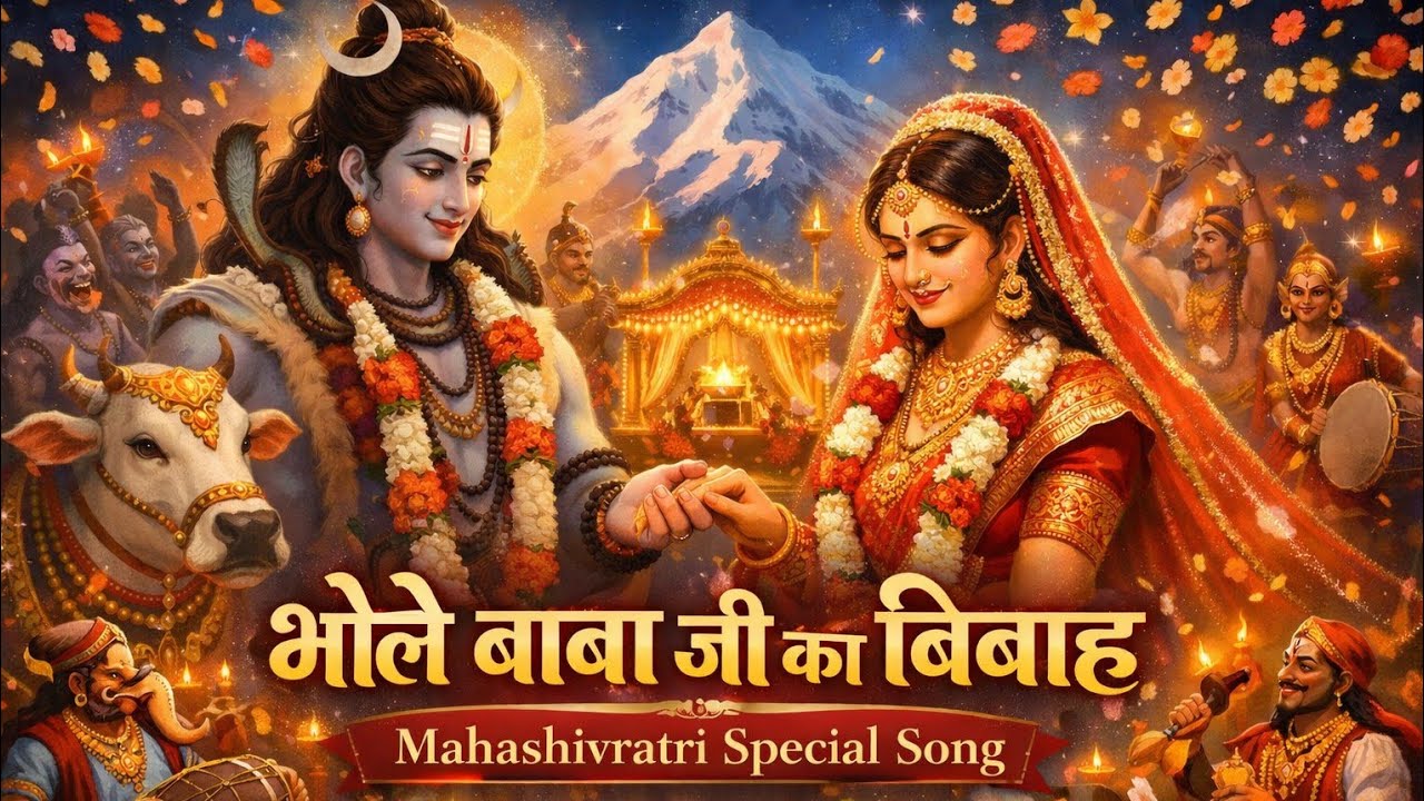Shiv Parvati Vivah Song 🔱 | भोले बाबा जी का विवाह | Mahashivratri Special