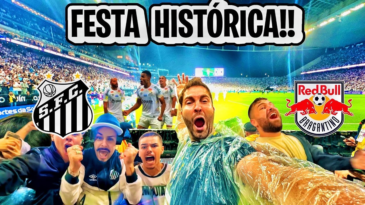 A TORCIDA DO SANTOS FEZ ITAQUERA DESABAR - EMOCIONANTE/ Santos 3 x 1 Bragantino