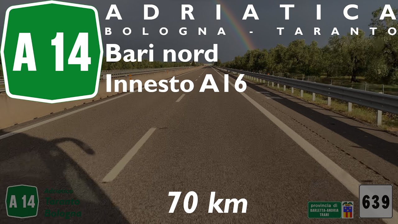 IT | Autostrada A14 Adriatica | Bari nord - Innesto A16