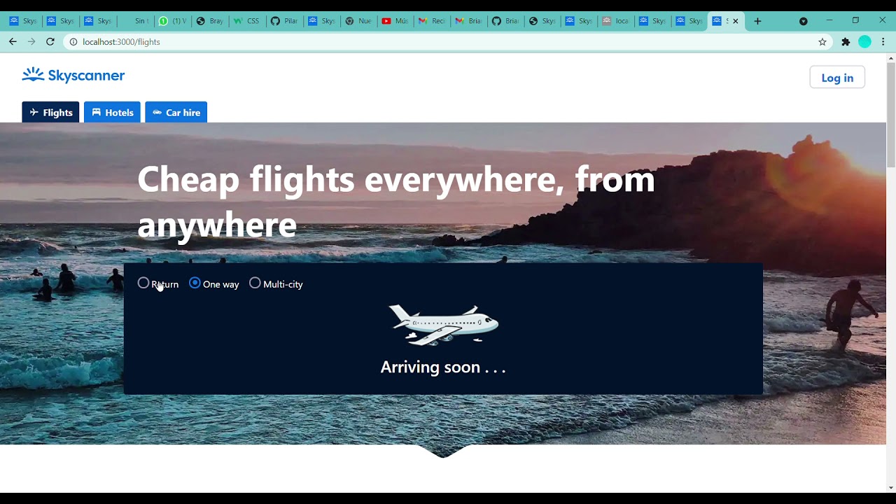 Skyscanner clone