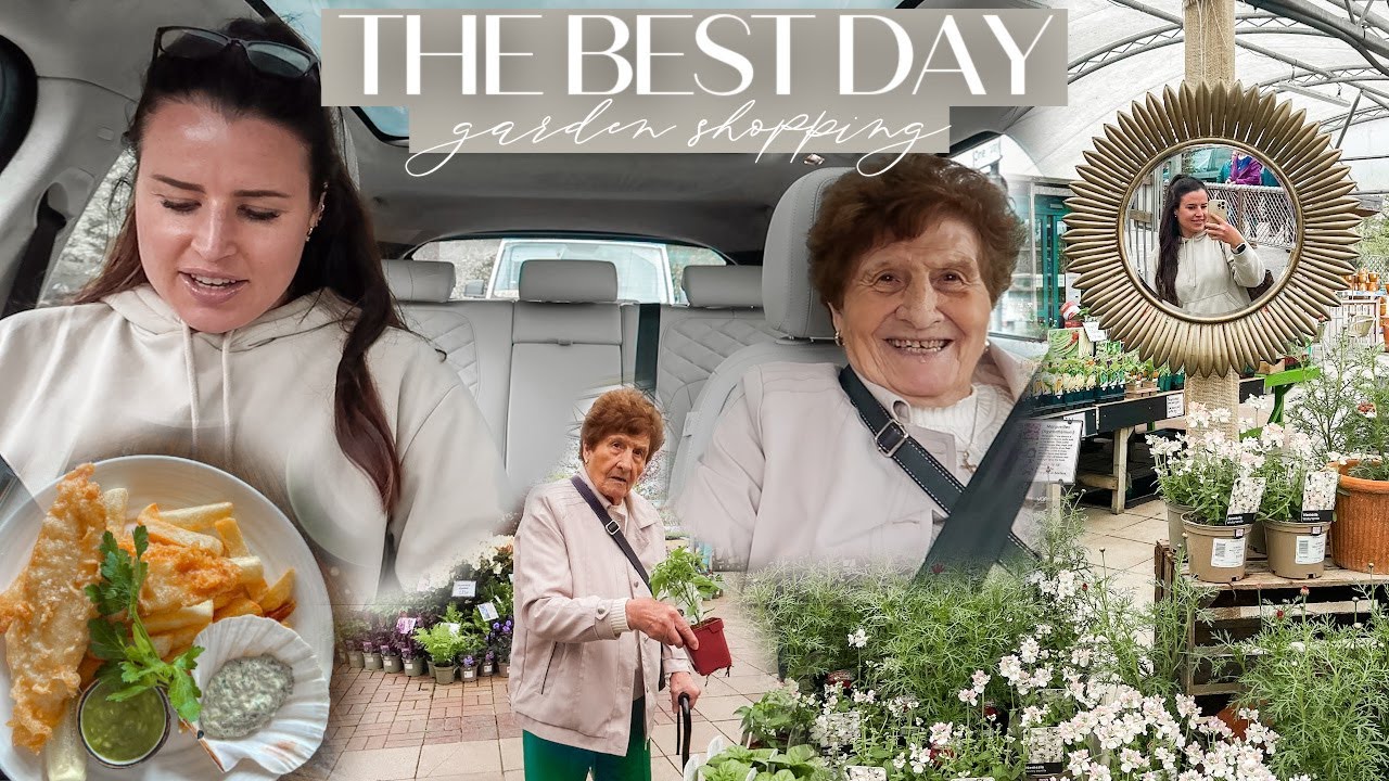 SHOPPING DAY VLOG | Garden Shopping, Day Out With Nan & More 🤍