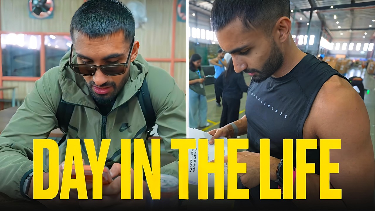 Day in my life: Track Day + MuscleBlaze Shoot (BTS)