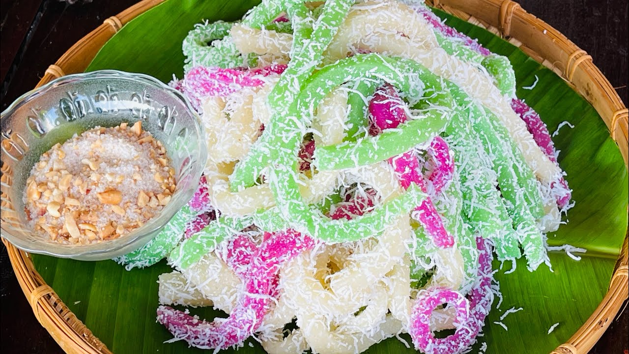 Cách làm bánh tằm khoai mì món bánh dân dã của người miền tây