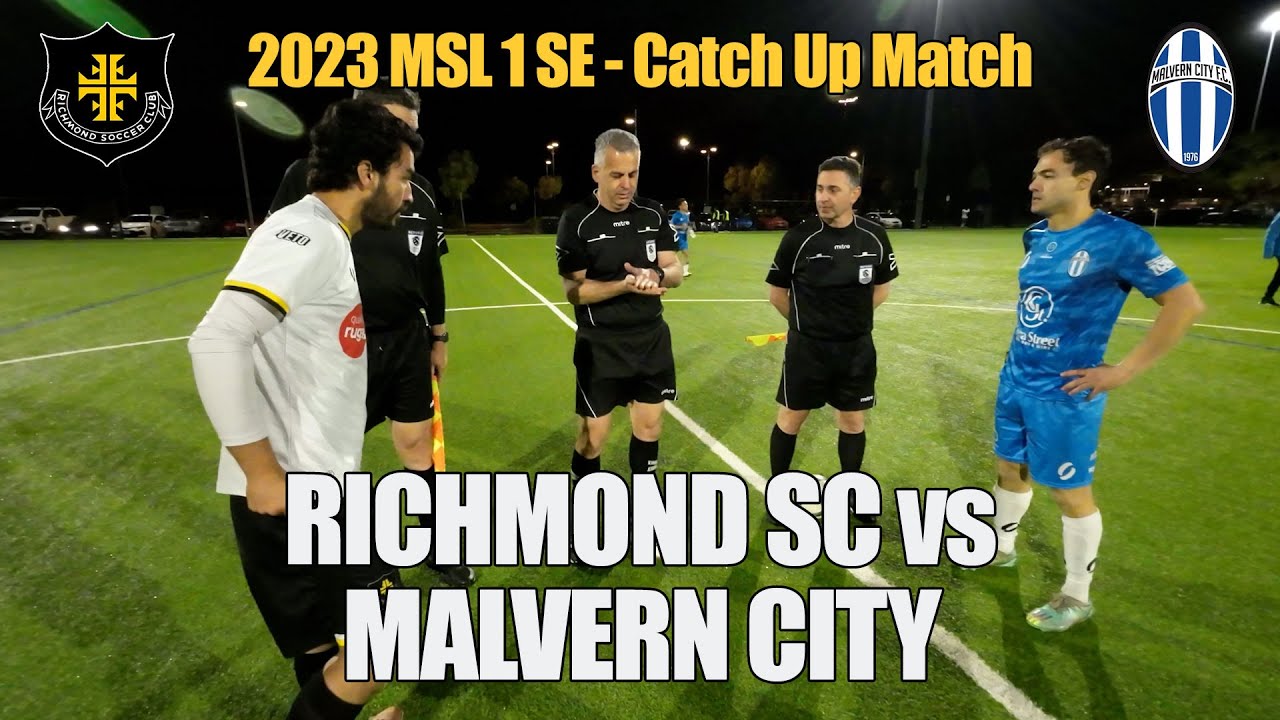2023 FV MSL 1 SE CU - Richmond v Malvern City