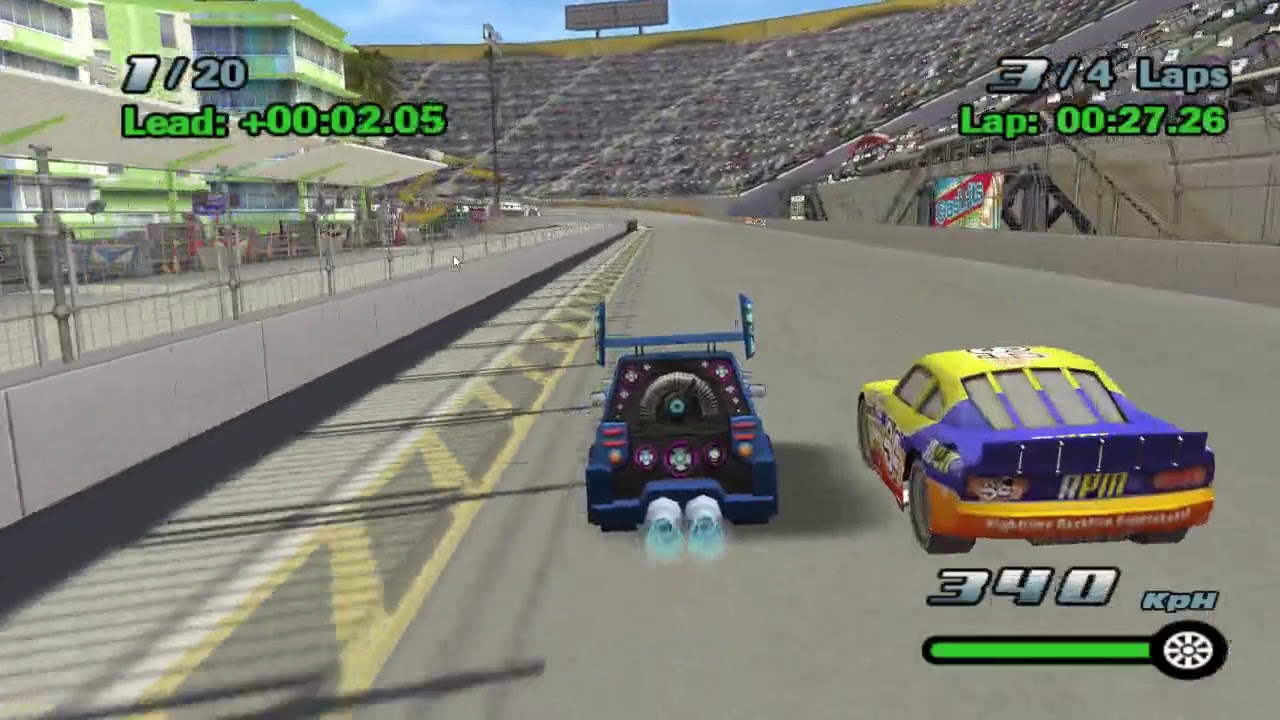 Cars The Video Game Modding: DJ On Piston Race.