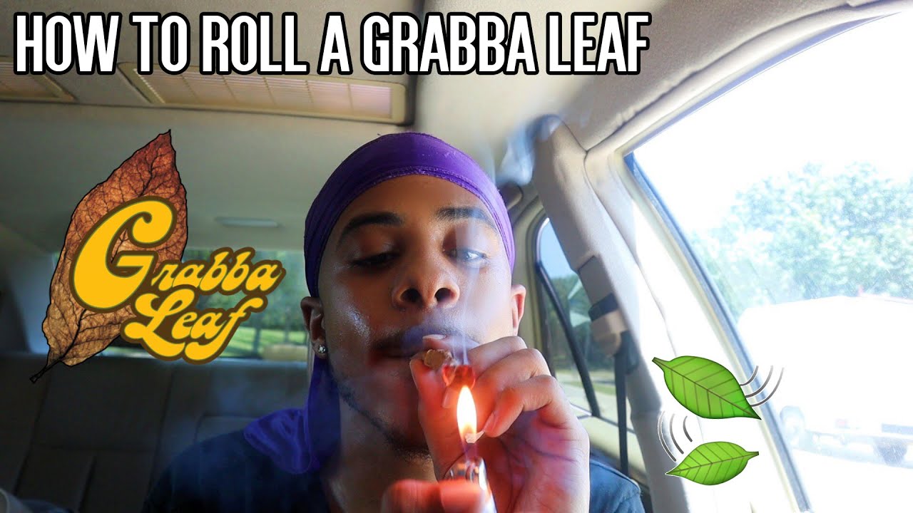 How To Roll A Grabba Leaf For Beginners!