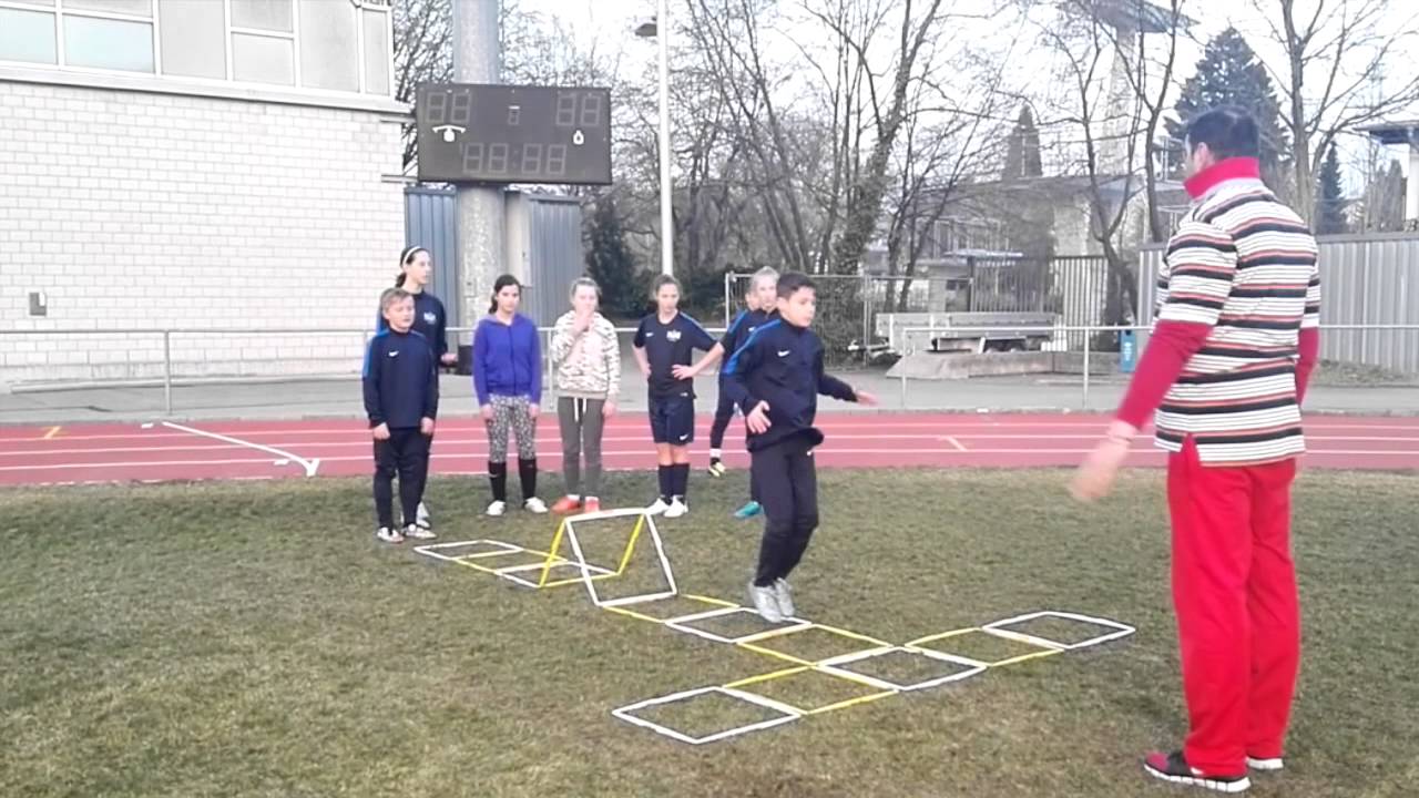 Variable Sports Ladder 3D - VSL 3D in FC Zürich Youth Players - Letzikids