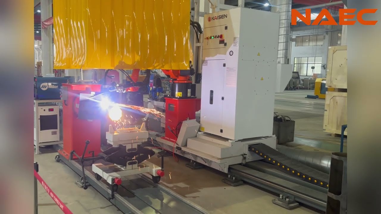 🚀 NAEC's Smart Welding Robot Workstation: Lighting Up the Future of Tunisia's Cities! 🌍