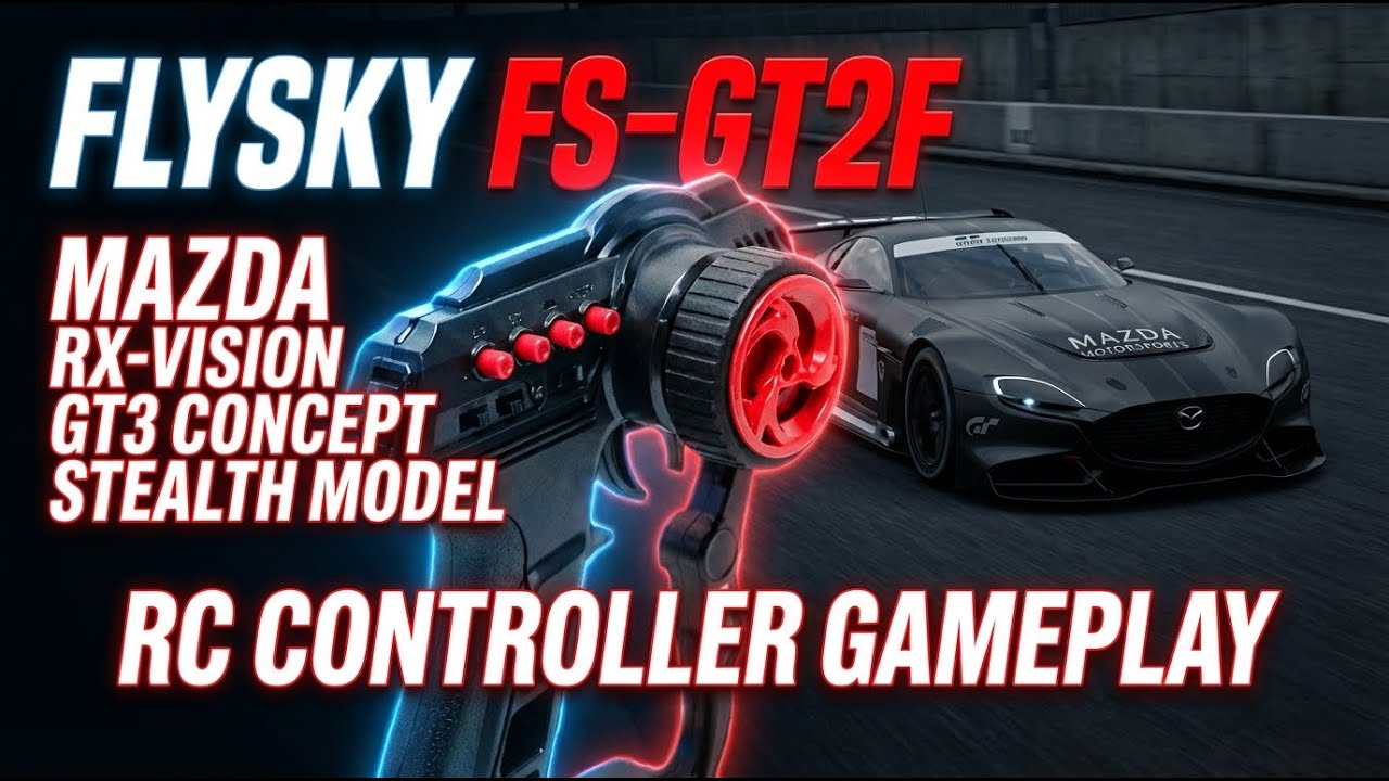 Flysky FS-GT2F: RX-Vision GT3 Stealth - Gran Turismo 7 PS5 | RC Controller Gameplay (POV)
