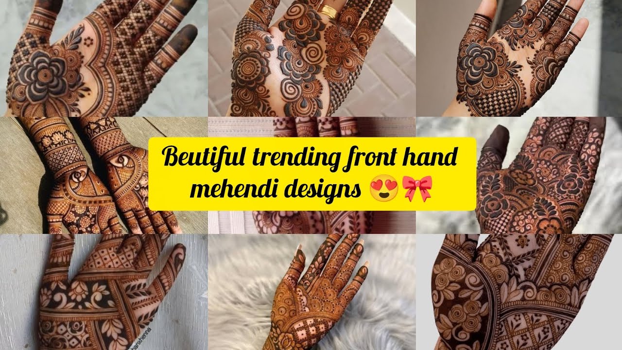 Beutiful trending front hand mehendi designs|stylesmehendidesings..❤️✨#ytvedio #ytviral #newmehendi 