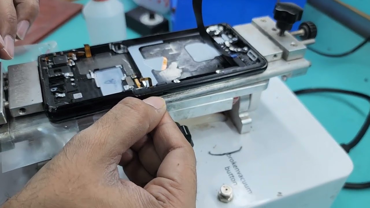 Samsung S21 Ultra Full broken Glass. Safe way Glass remove & Fetting with plazma #zorbaepisode55