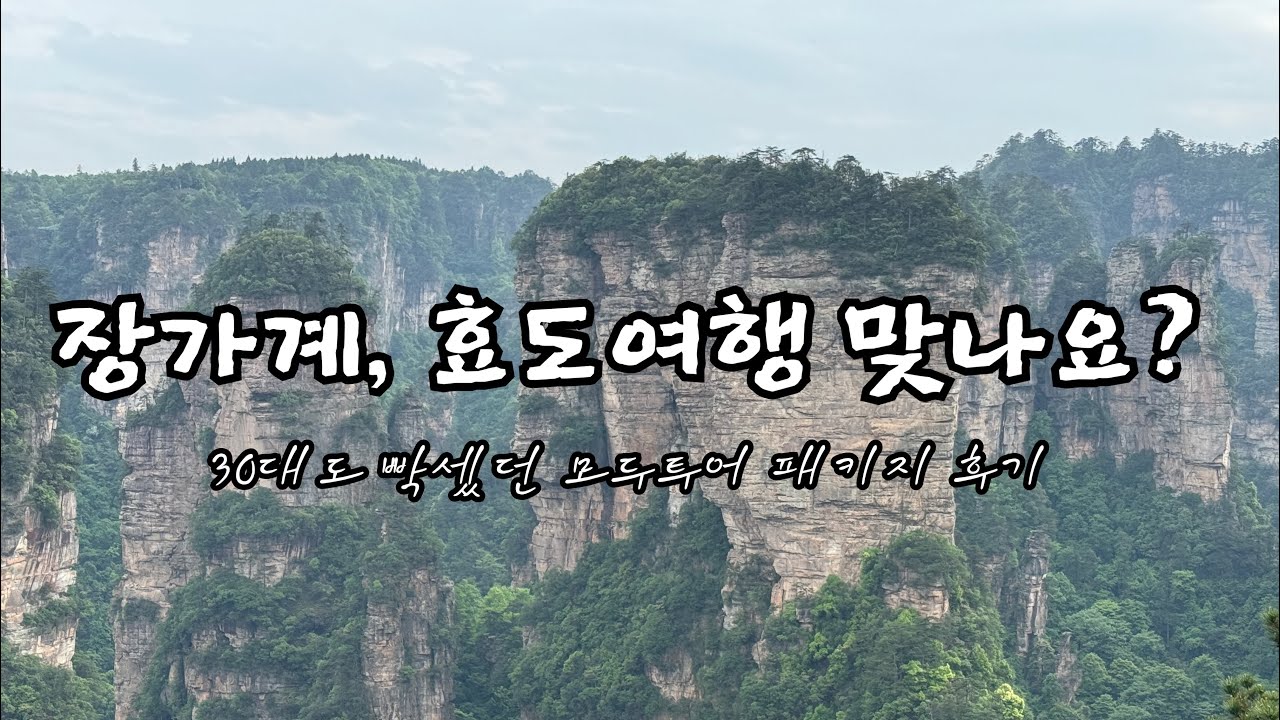 장가계 패키지여행 4박5일 모두투어 가족여행O, 효도여행? 🤔 #장가계 #원가계 #양가계 #황석채 #대협곡