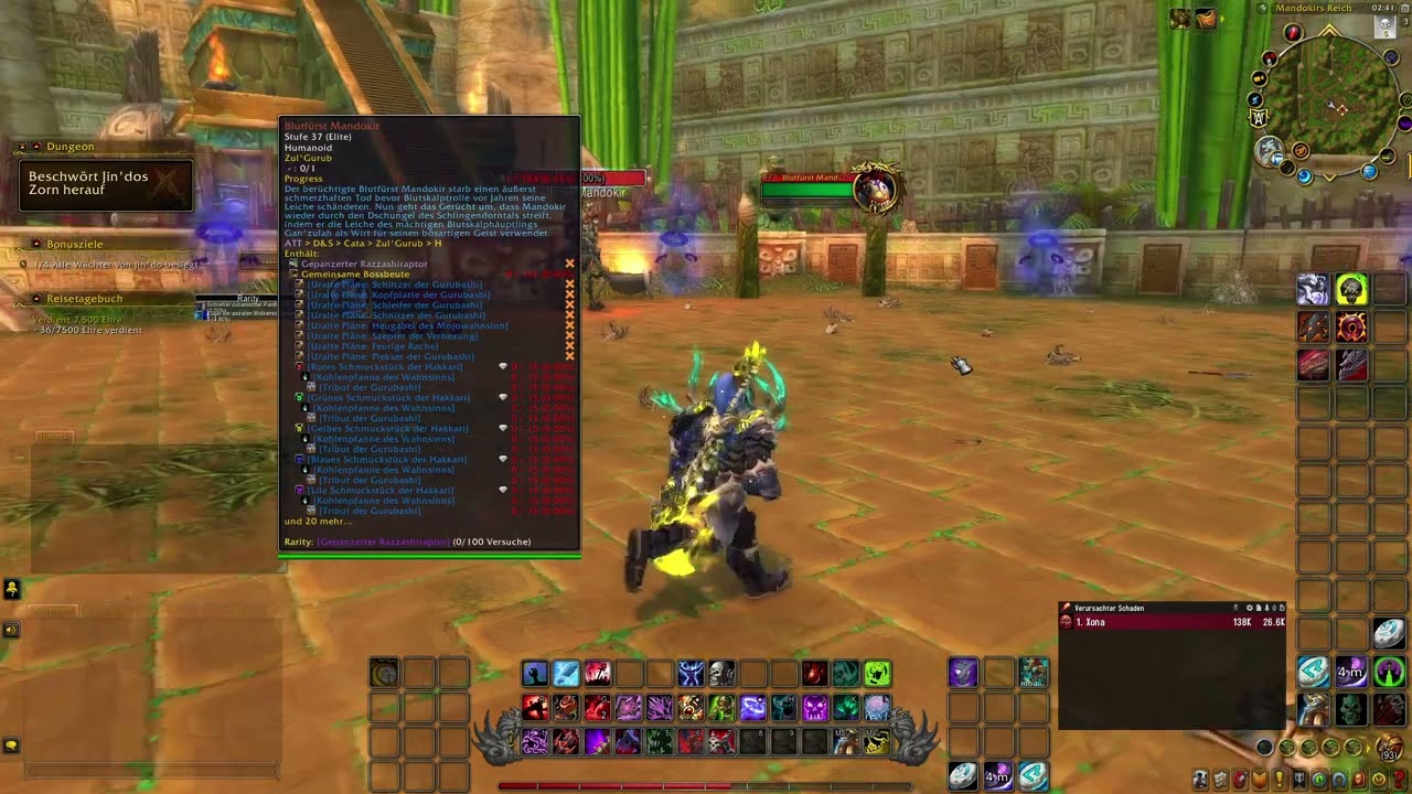 5# Armored Razzashi Raptor  mounts guide