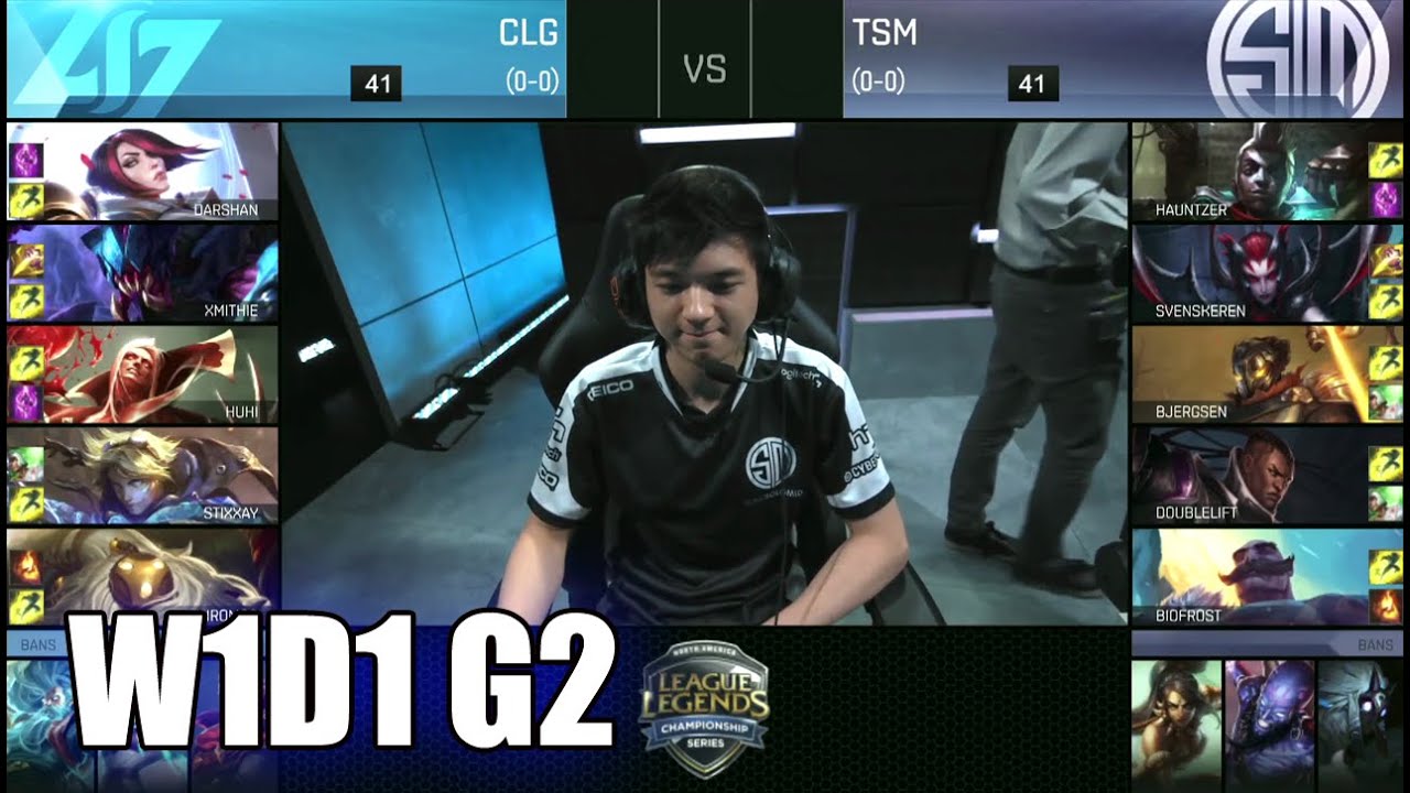 TSM vs CLG | Game 2 S6 NA LCS Summer 2016 Week 1 Day 1 | Team Solomid TSM vs CLG G2 W1D1 1080p
