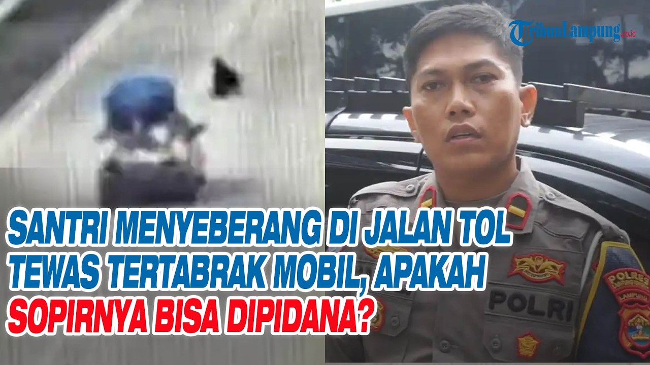 Santri Menyeberang di Jalan Tol Tewas Tertabrak Mobil, Apakah Sopirnya Bisa Dipidana?