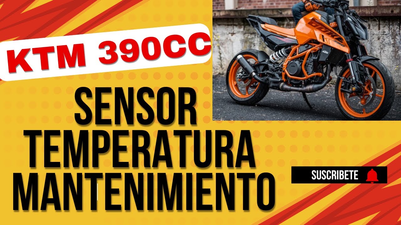 KTM DUKE 390 CC MANTENIMIENTO (PROBLEMAS SENSOR DE TEMPERATURA) SE CALIENTA TU MOTO VE ESTE VIDEO