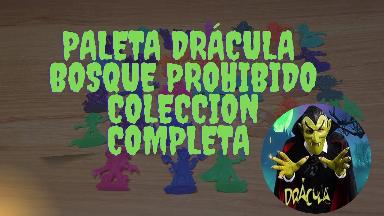Paleta Dr&aacute;cula bosque prohibido - colecci&oacute;n completa 