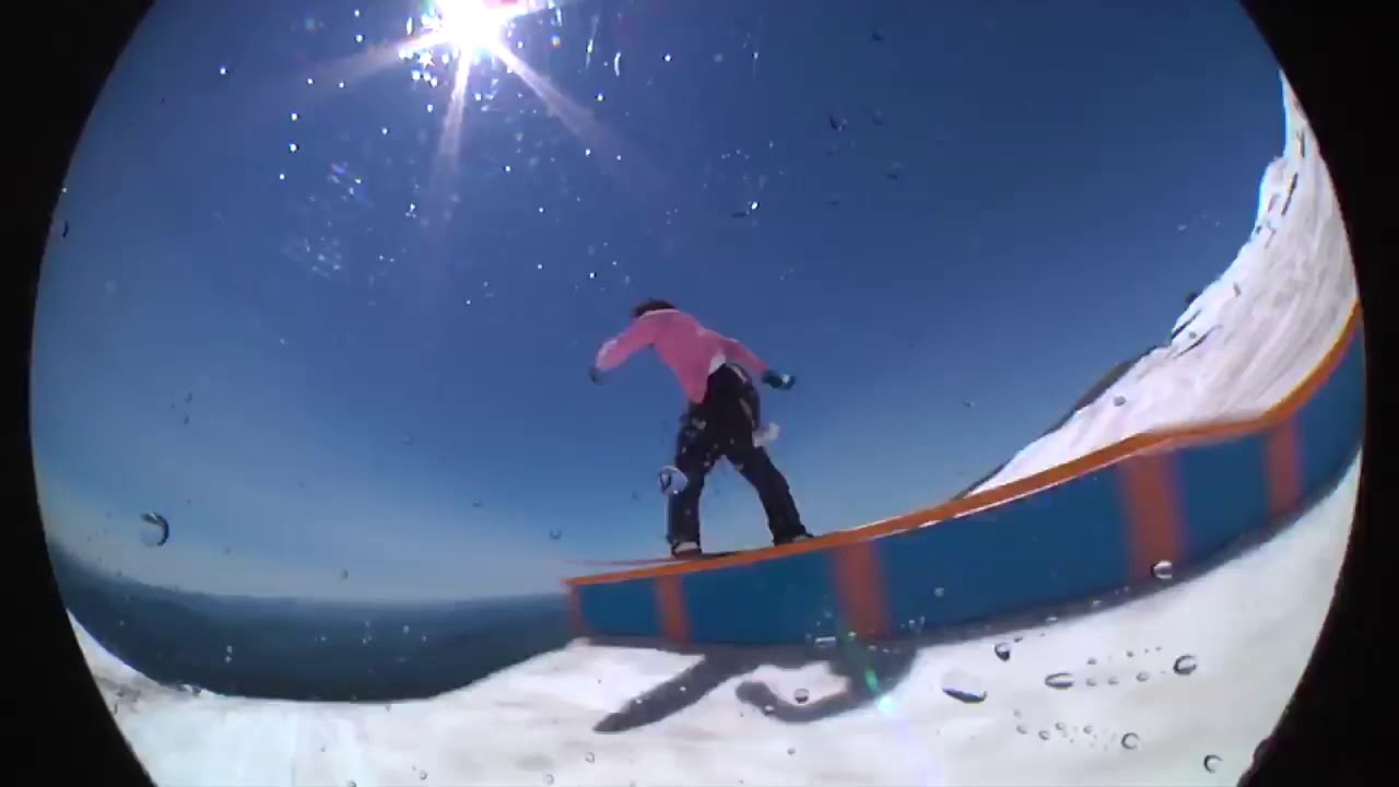 Zeb Powell on Nitro Snowboards' 203cm Big Pink Snowboard