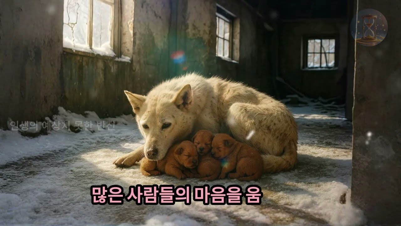 잔인한 인간들 속에서… 어미개와 강아지 4마리의 기적 같은 구조 이야기