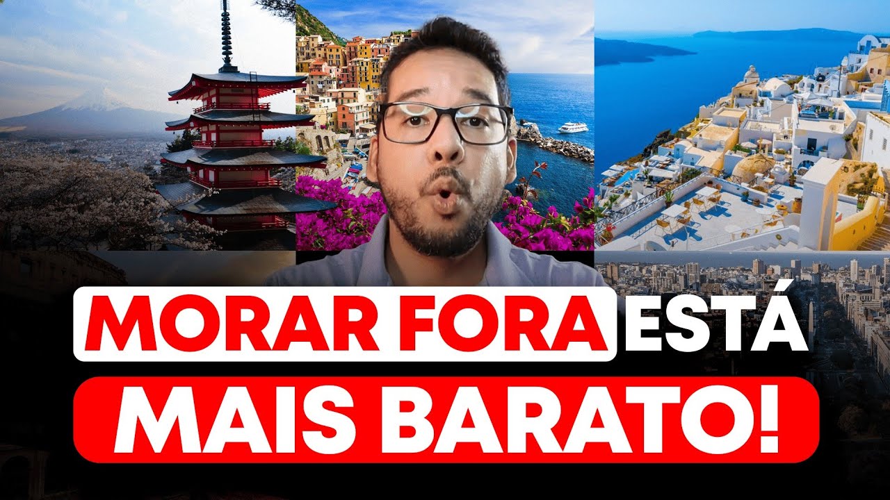 PAÍSES PARA MORAR MAIS BARATOS QUE O BRASIL!