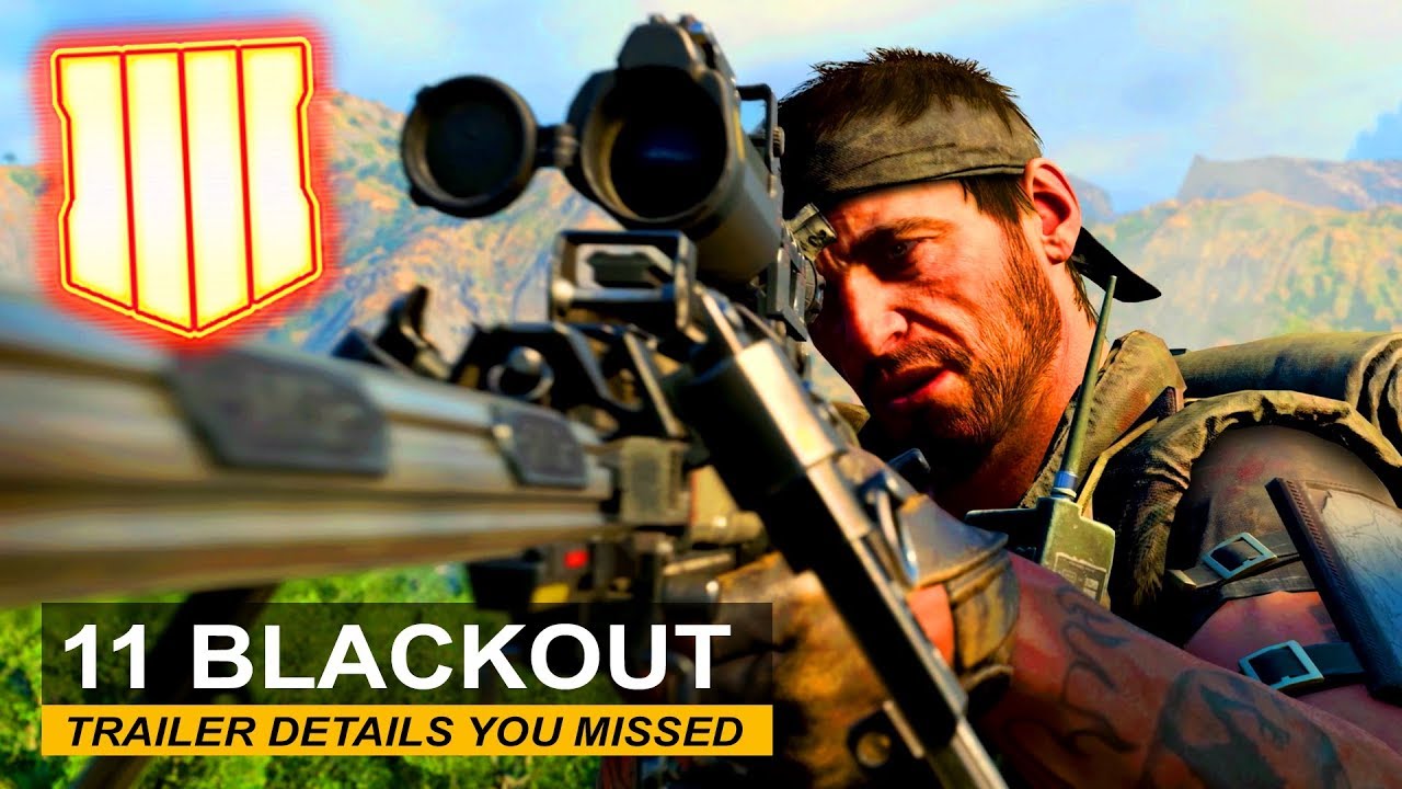 Blackout Gameplay Trailer: 11 Things You Missed (COD BO4 Battle Royale)