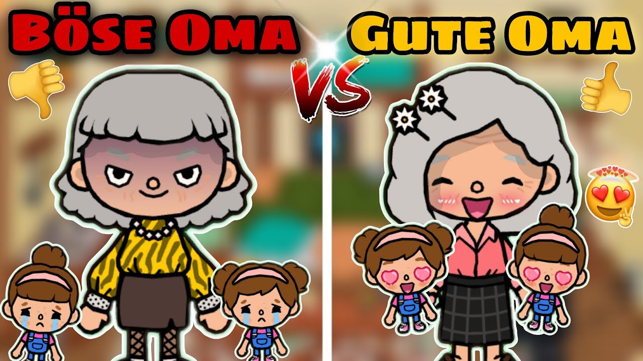 😈 BÖSE OMA vs GUTE OMA 💖 |  SPANNENDE GESCHICHTE | TOCA BOCA STORY DEUTSCH