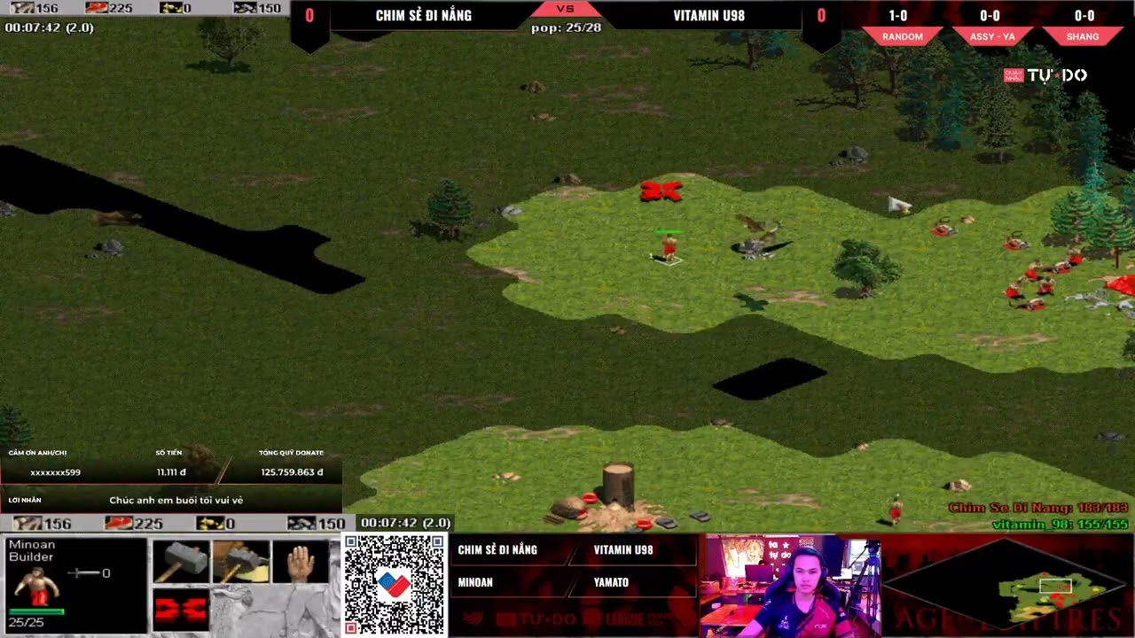 Chim Sẻ Đi Nắng vs U98 | Vòng 6 | AOE League Summer 2024 #aoe #games #chimsedinang