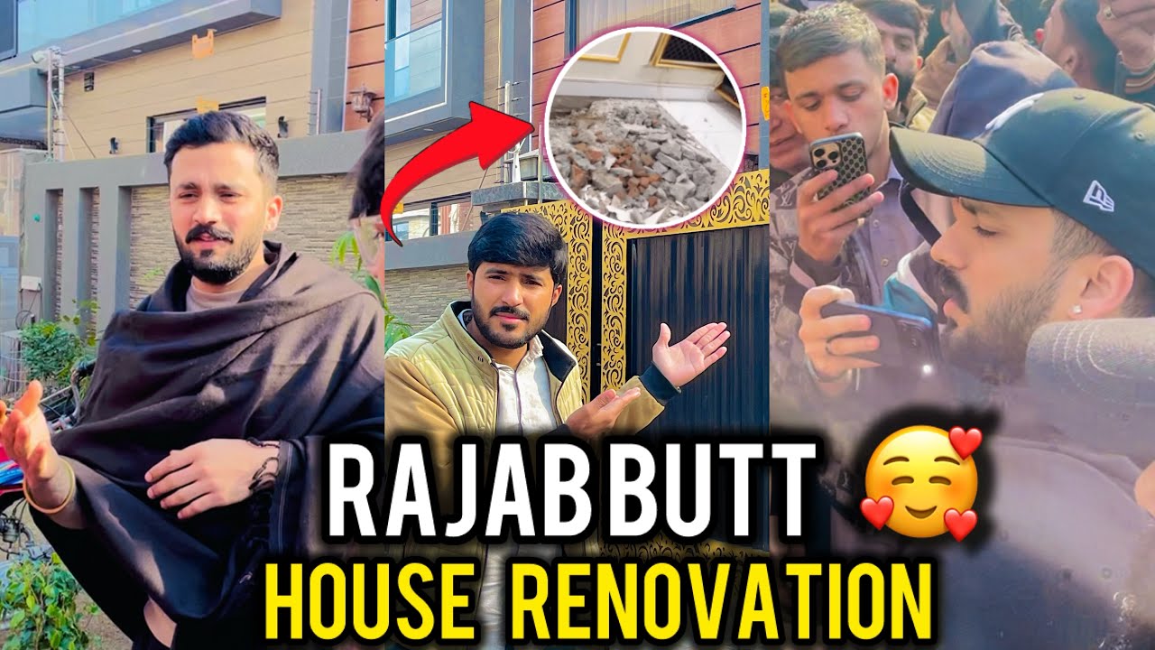 Rajab Butt Meet HN Food | Rajab Butt House Renovation | Gift Electric weelchair For Disabled .