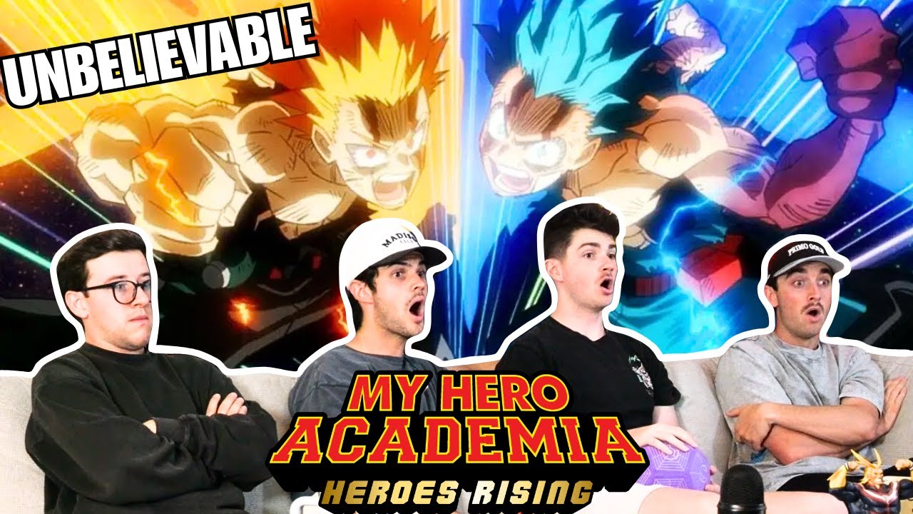 MY HERO IS PEAK...My Hero Academia: Heroes Rising | Reaction/Review