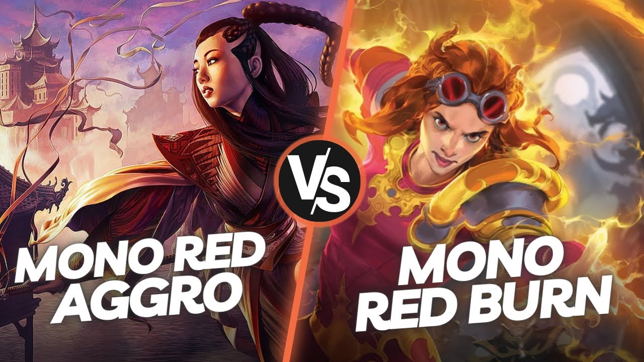 MTG Pioneer | Mono Red Aggro VS Mono Red Burn | Magic The Gathering