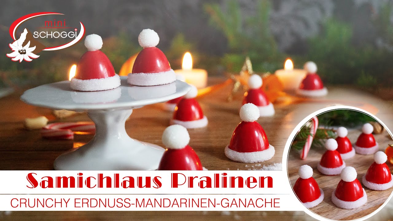 Samichlaus Pralinen – weihnachtliche Mandarinenganache