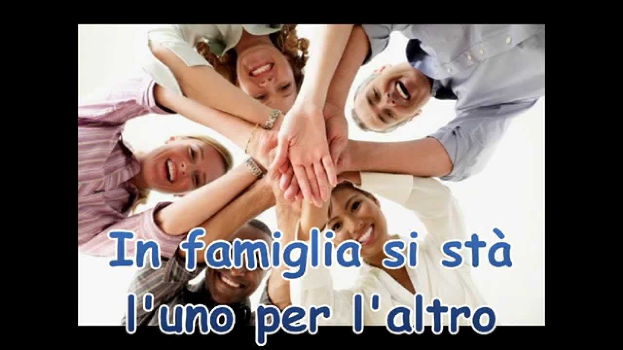 CANTO : IN FAMIGLIA con aggiunte le parole del testo