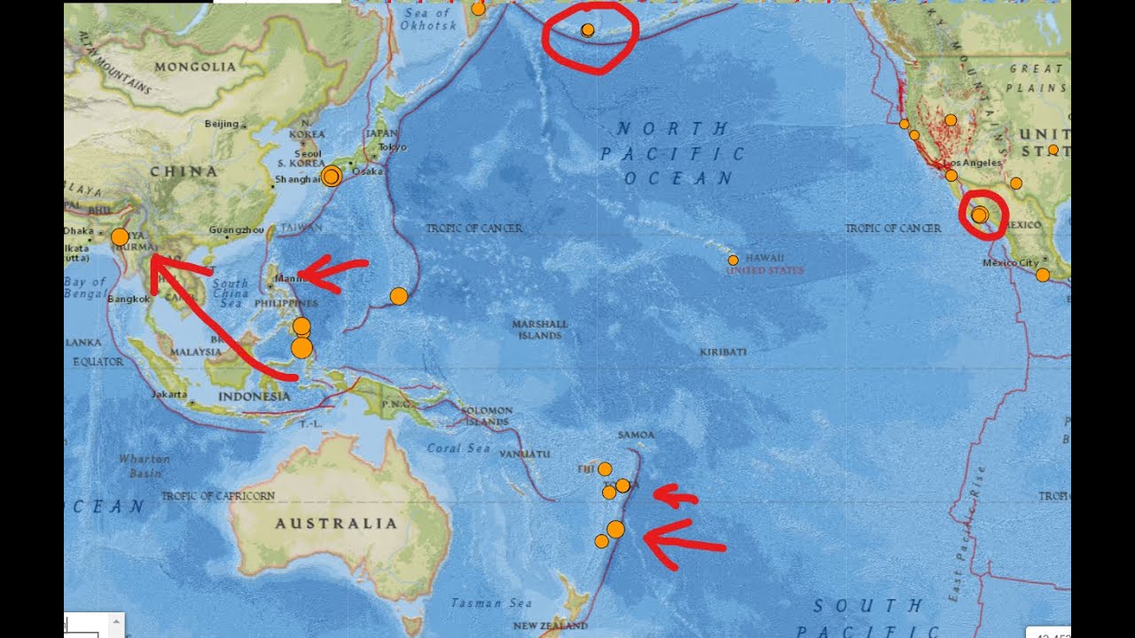 6.0 Earthquake Philippines region.. Largescale movement taking place.. Friday night update 1/21/2022